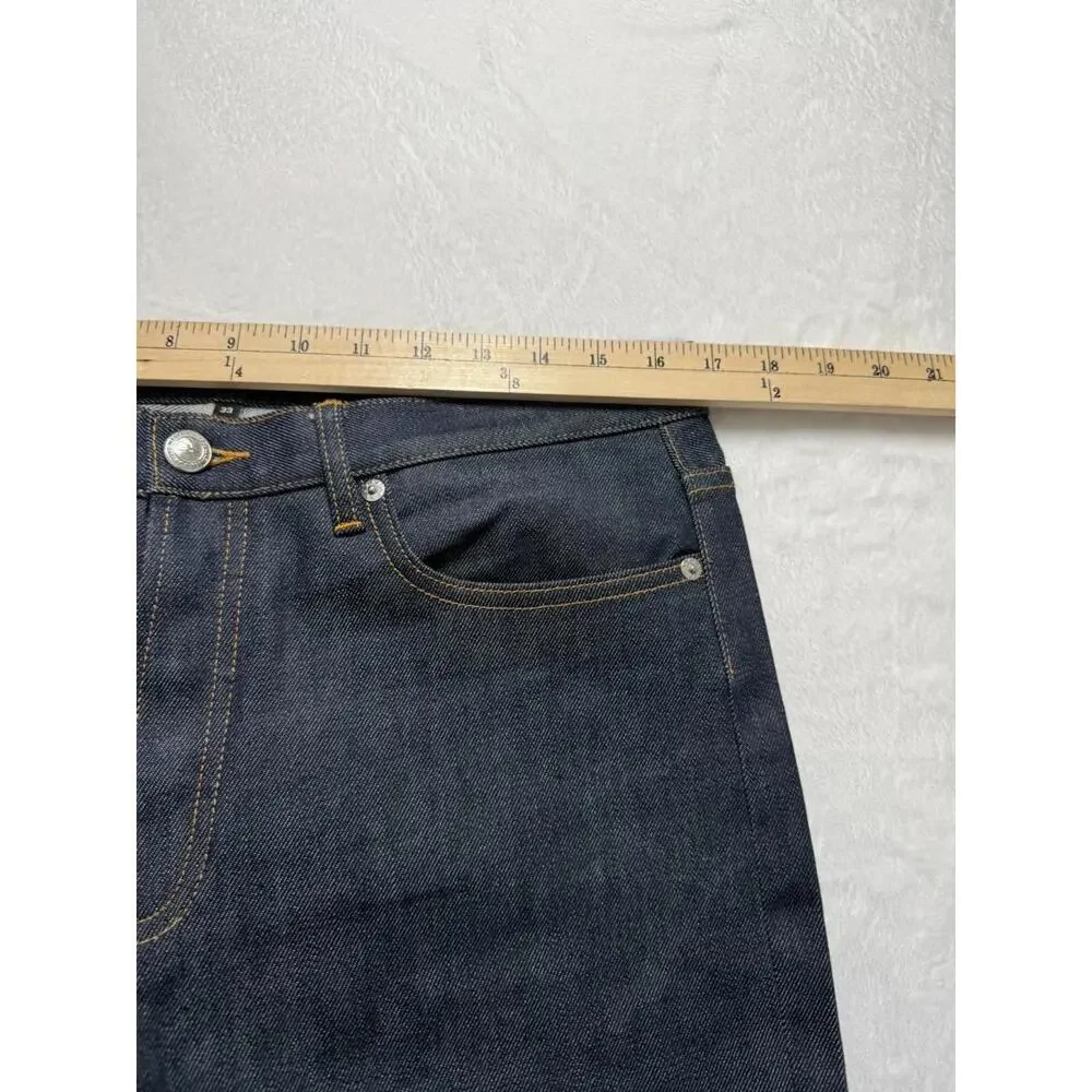 A.P.C. Petit New Standard PNS Jeans Raw Selvedge Button Fly 33x31 - Picture 7 of 8